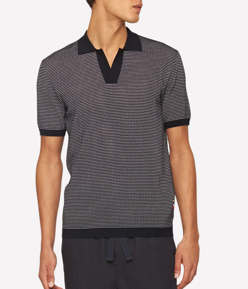 *FINAL SALE*Roddy 2 Toned Shirt in White & Night Iris