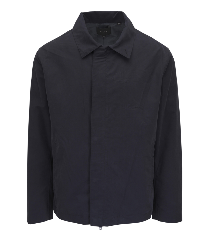 Convertible Collar Jacket in Coastal Blue