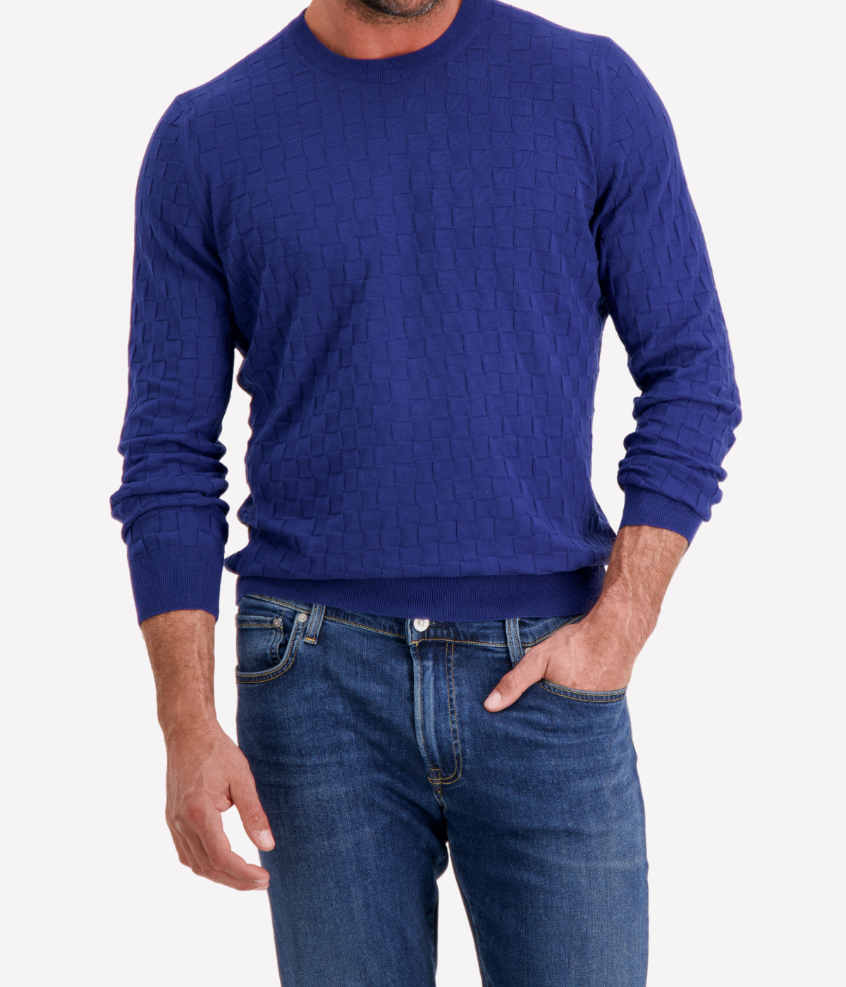 Crew Long Sleeve in Royal Blue