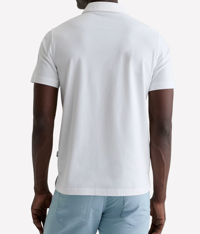 Bryce S/S Polo In True White