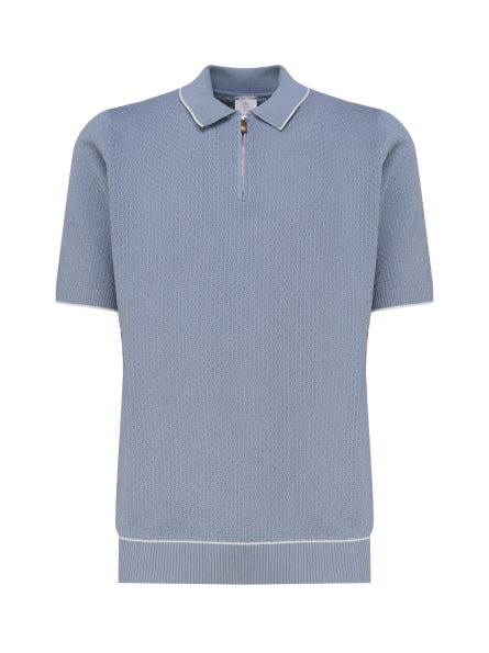 Half Zip Sweater in Blue