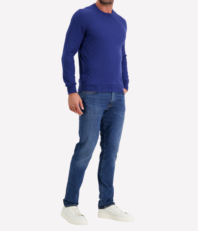 Crew Long Sleeve in Royal Blue