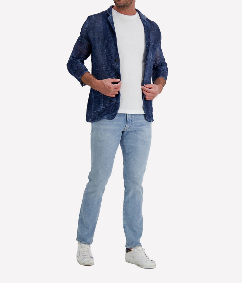 Geometric Camouflage Rever Jacket in FIUME