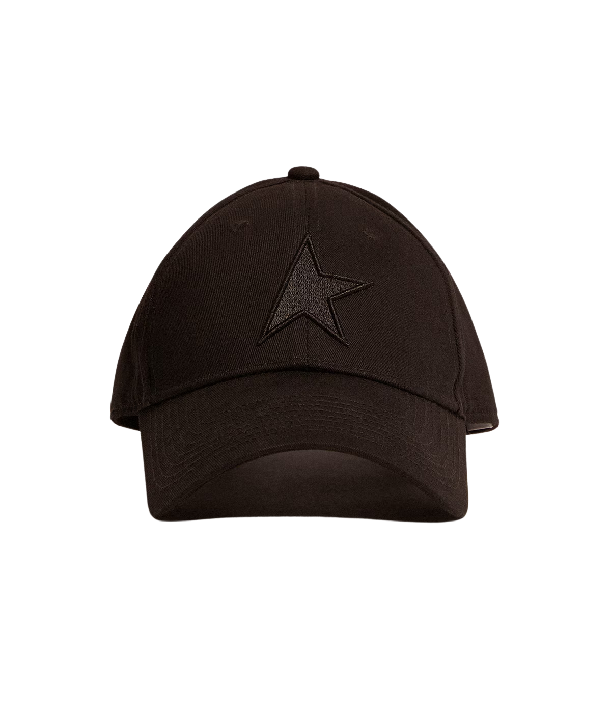 Star Baseball Hat in Black