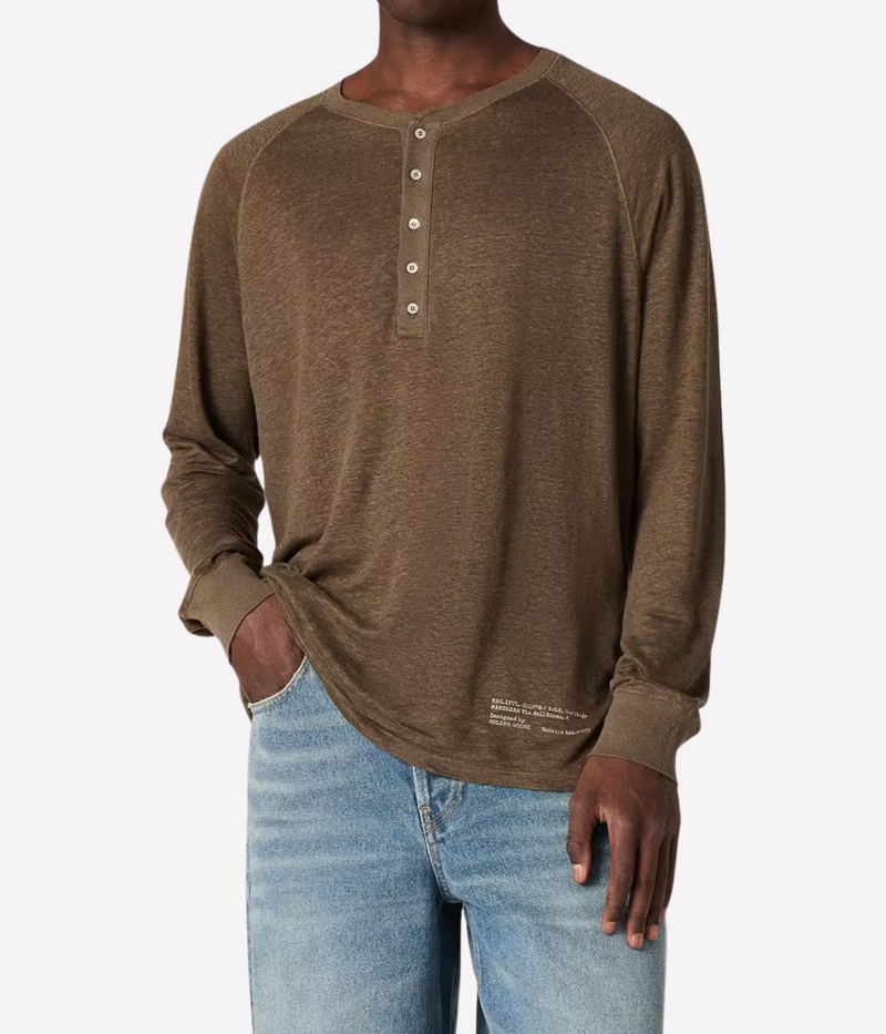 Journey Serafino Linen Jersey in Sea Turtle