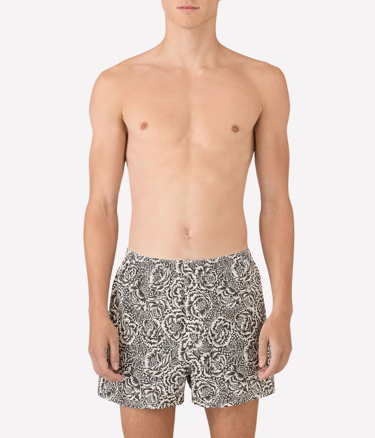 Seasonal Liberty Printed Boxer Short in Cedar Rose Floral