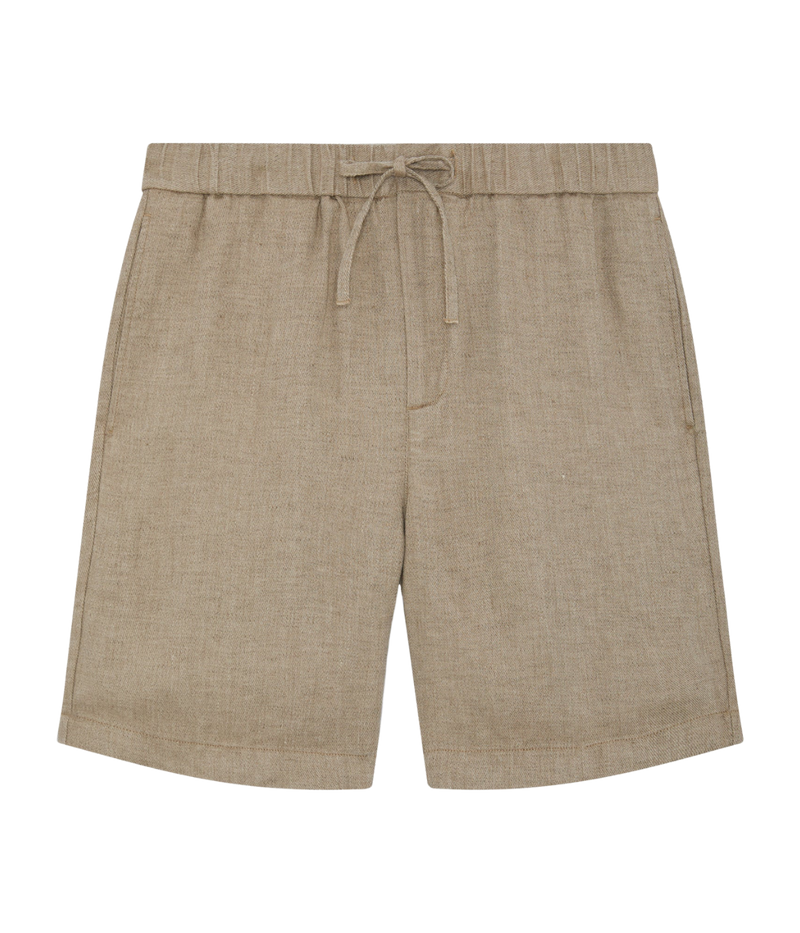 Felipe Linen Short in Khaki