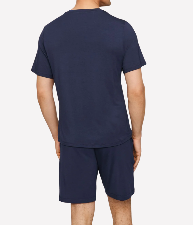 Henry Short PJ Set In True Navy