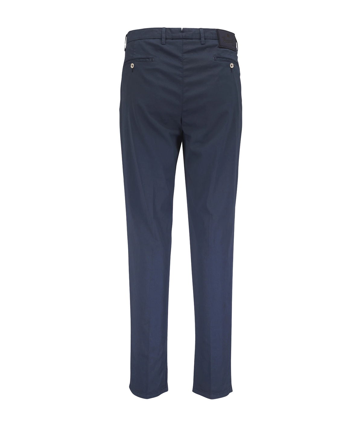 Back product view of Marco Pescarolo New York Cotton Silk Trouser in Navy