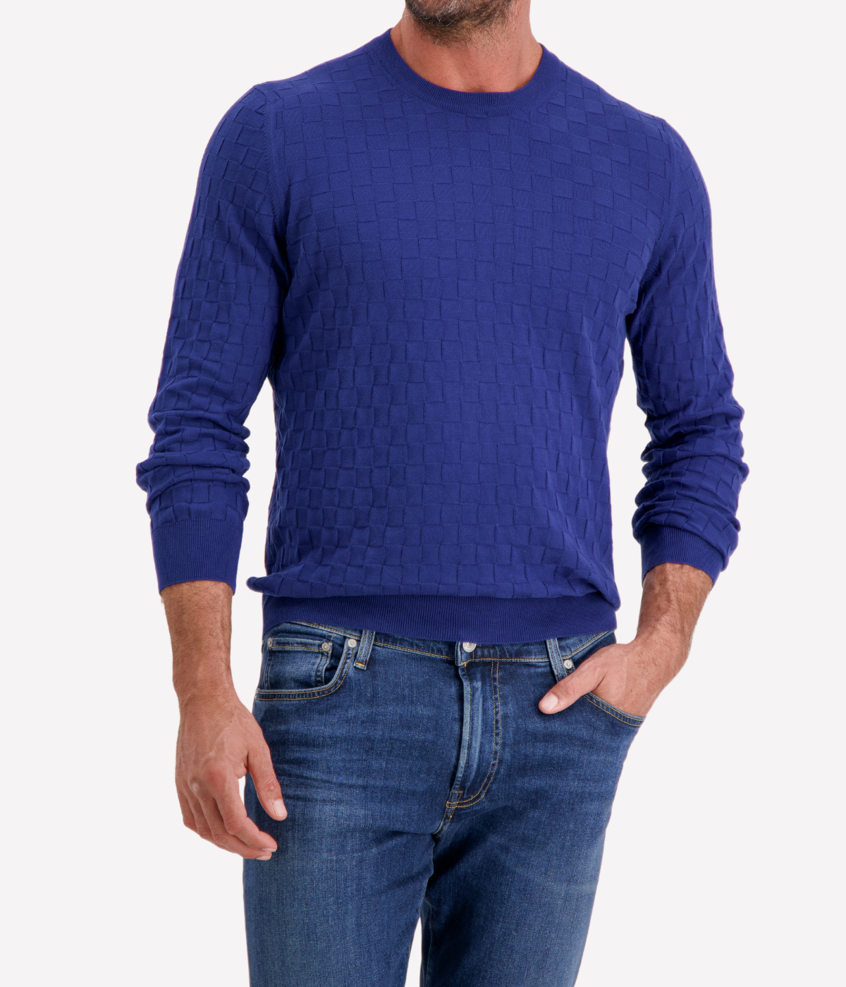 Crew Long Sleeve in Royal Blue