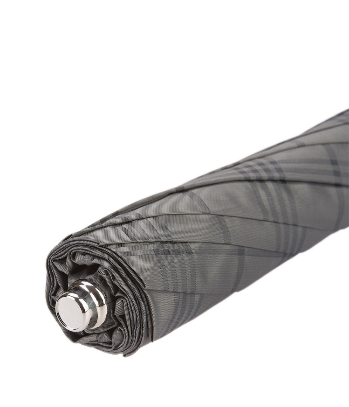 Pasotti Silver Owl Folding Umbrella - canopy closeup shot