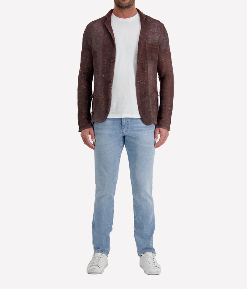 Geometric Camouflage Rever Jacket in SUGHERO