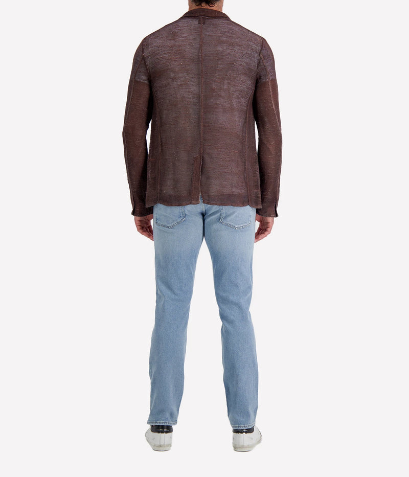 Geometric Camouflage Rever Jacket in SUGHERO