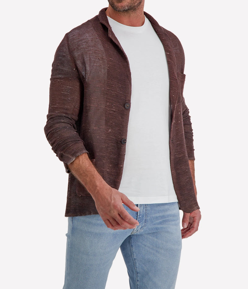 Geometric Camouflage Rever Jacket in SUGHERO