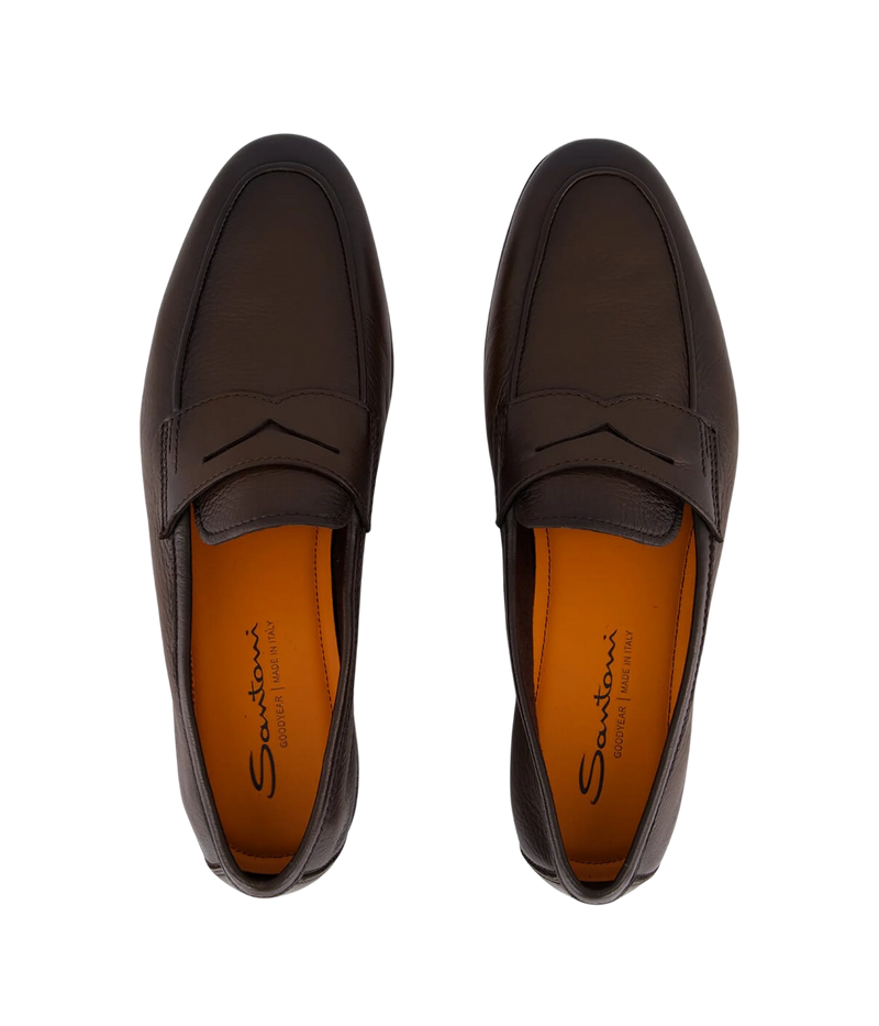 Carlos Loafer in Dark Brown Leather