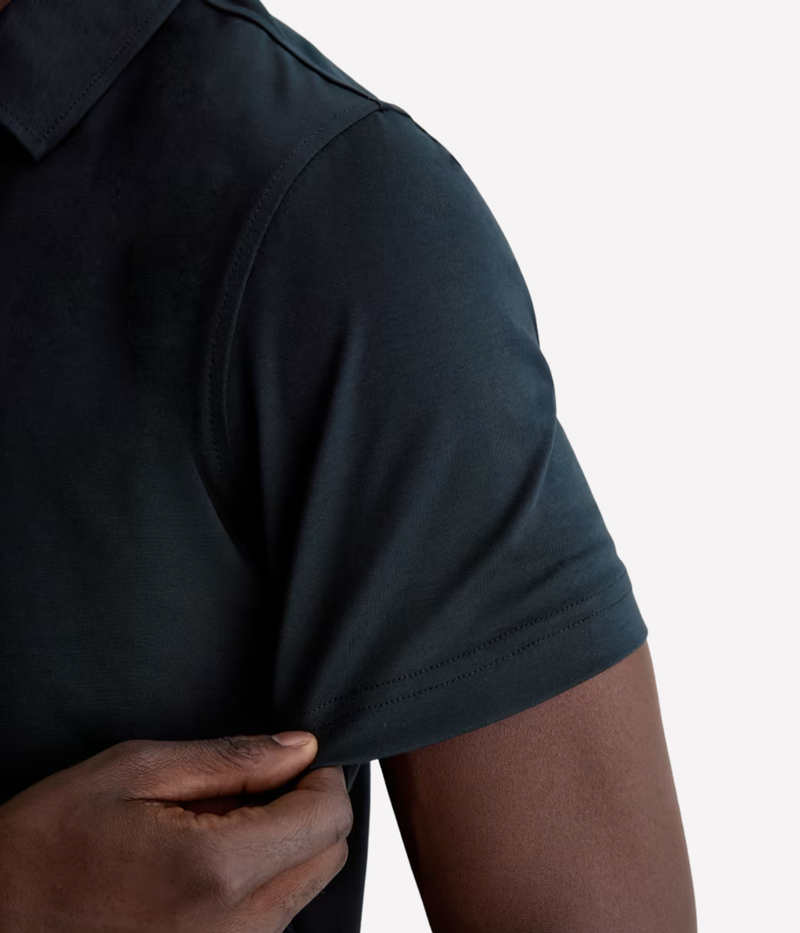 Bryce S/S Polo In True Black