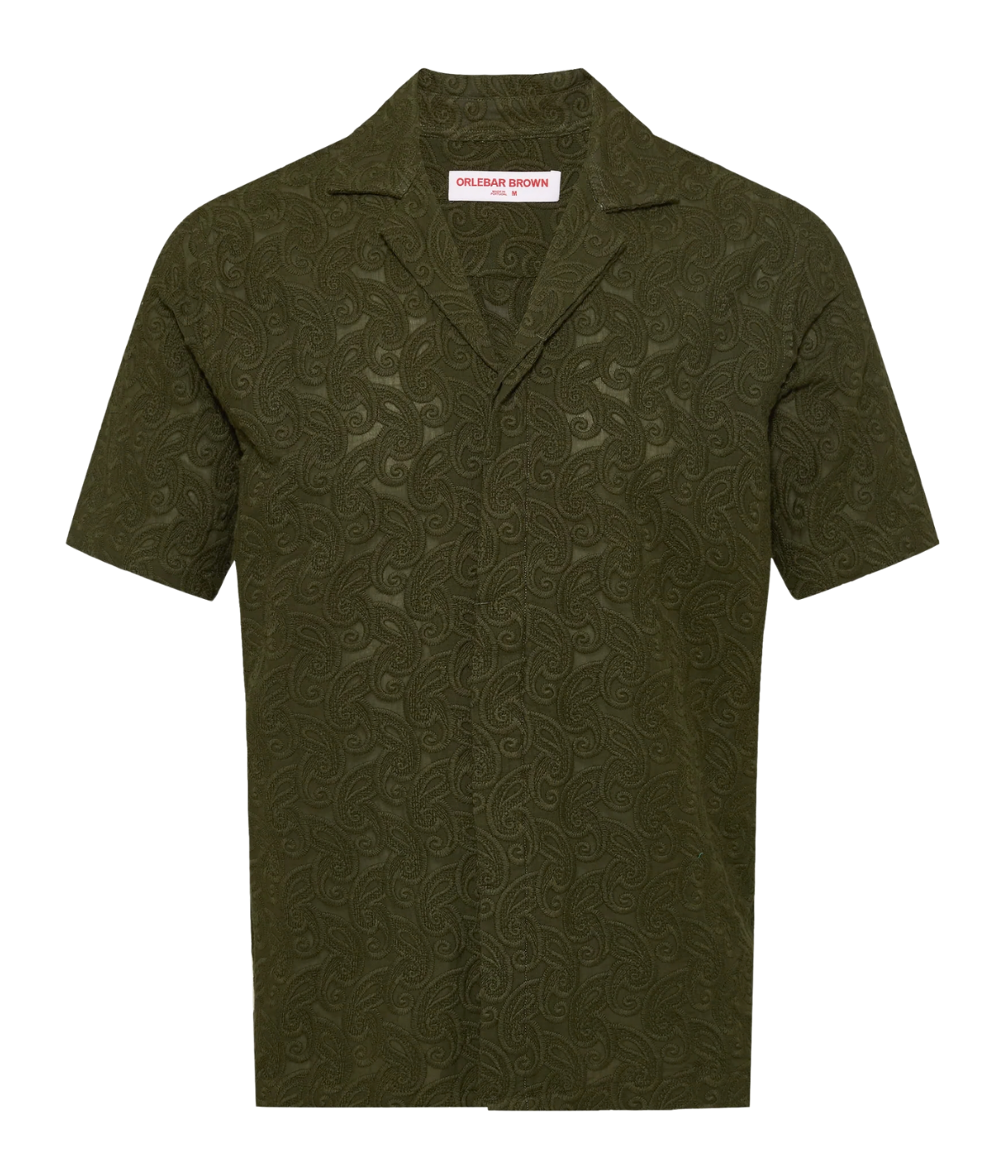 Maitan Broderie Anglaise Shirt in Bayleaf Green