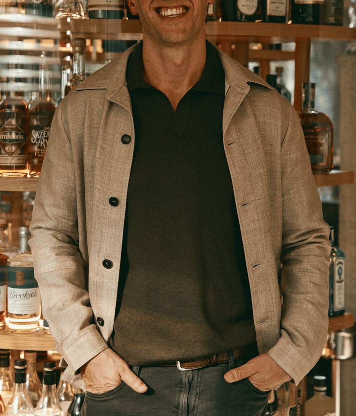 Gug Jacket in Beige