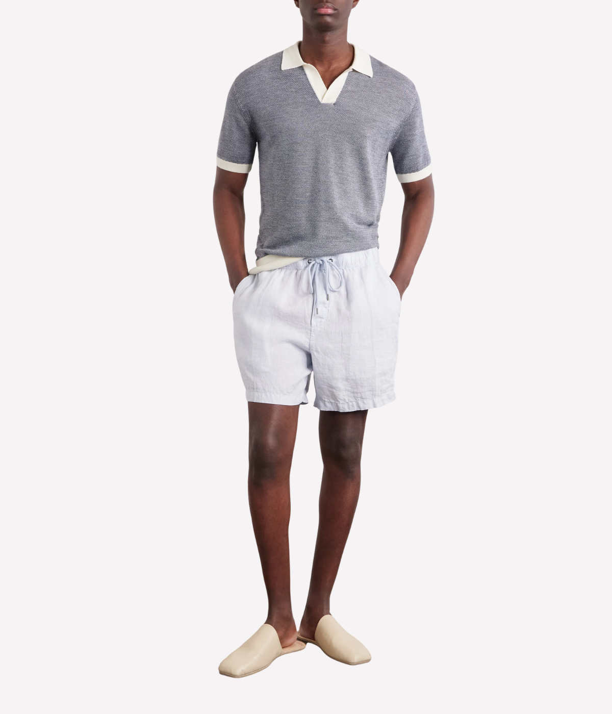 Lightweight Linen Shorts in Memory