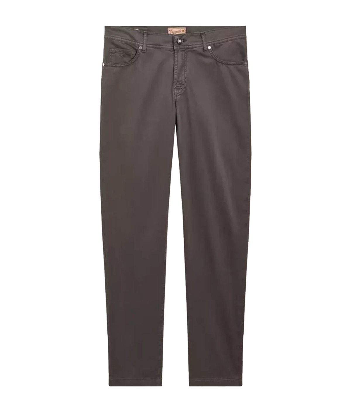 Front product view of Marco Pescarolo Neranom Cotton Five-Pocket Trouser in Grey