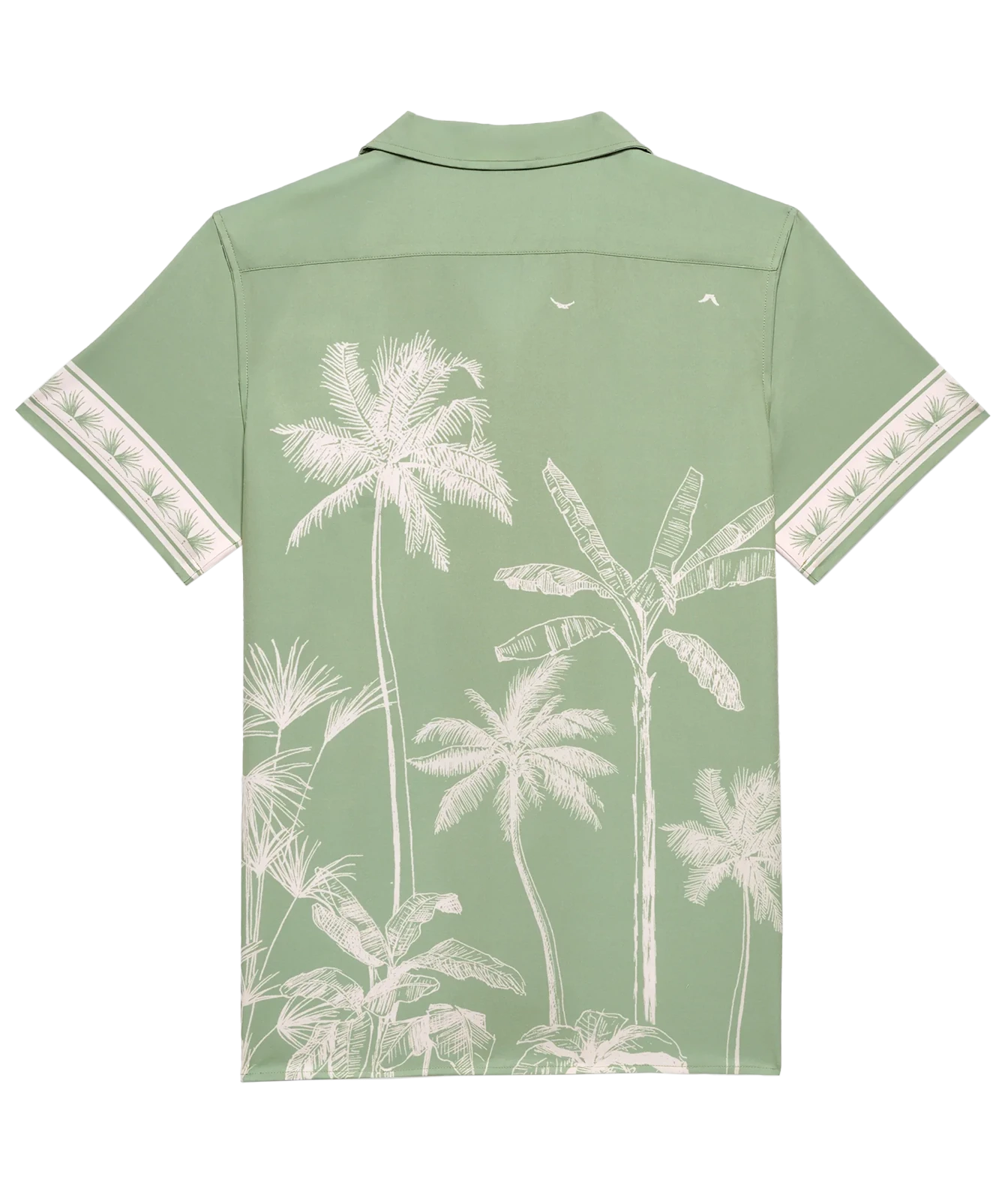 Tropical Palm Weekend Shirt in Light Green