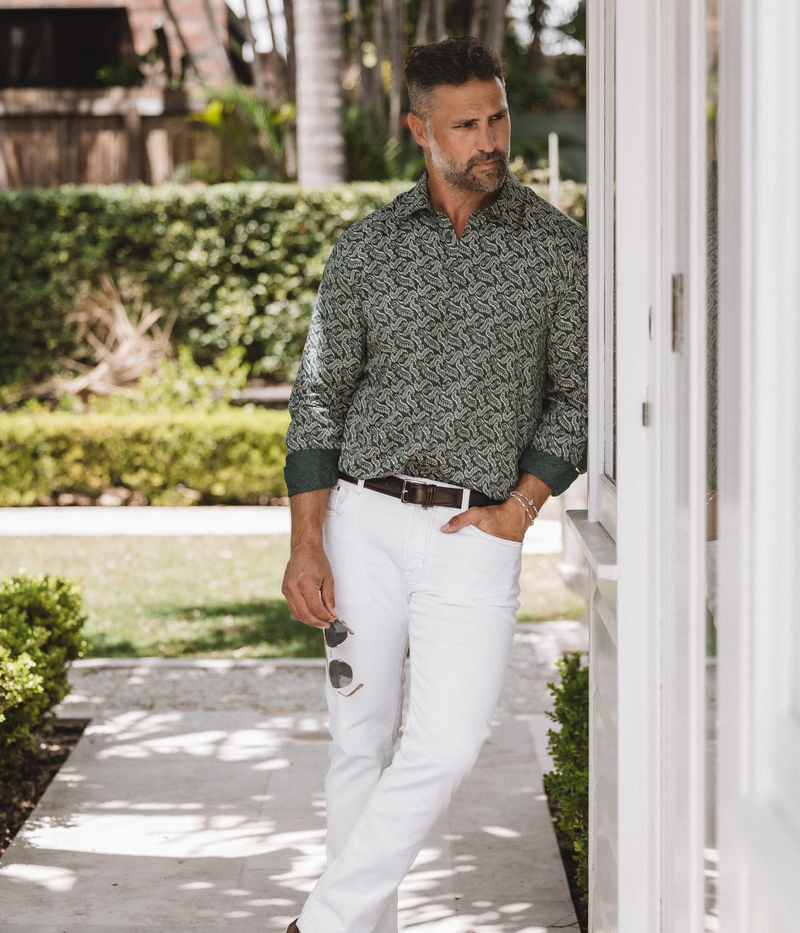 Rodney Long Sleeve in Moss