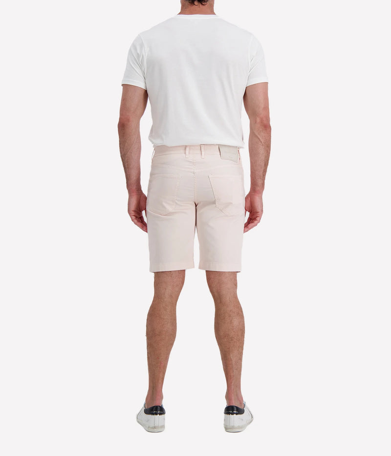 Jacob Cohën Nicolas Bermuda 5 PKT Slim Fit in L73 Pink Leather Patch – Back View Tailored Bermuda Shorts