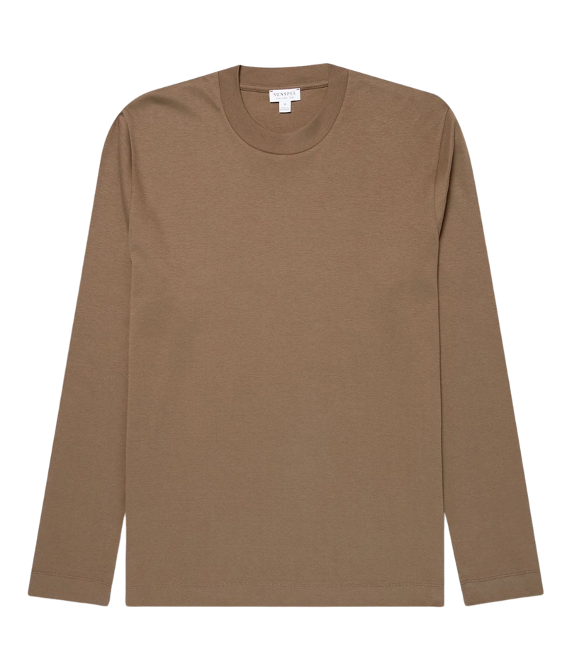 Long Sleeve Heavyweight T-Shirt In Dark Cedar