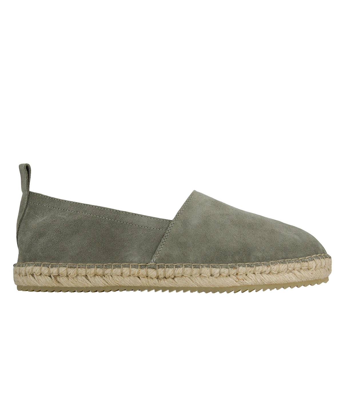 Helio Suede Espadrille in Pale Green