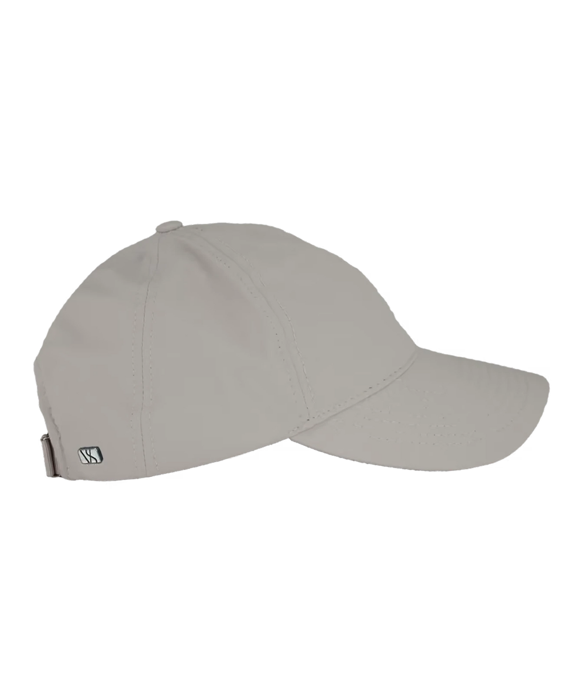 Front view of Varsity Headwear Active Tech Legacy Structured Cap in Beige
