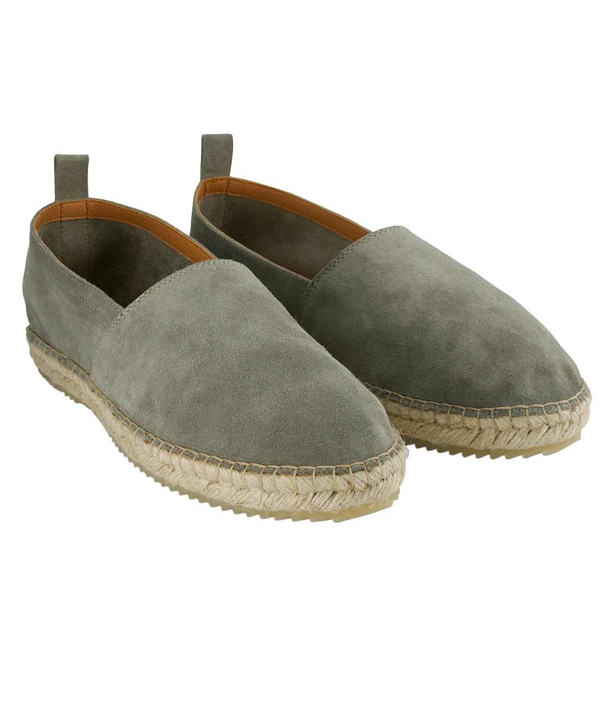 Helio Suede Espadrille in Pale Green