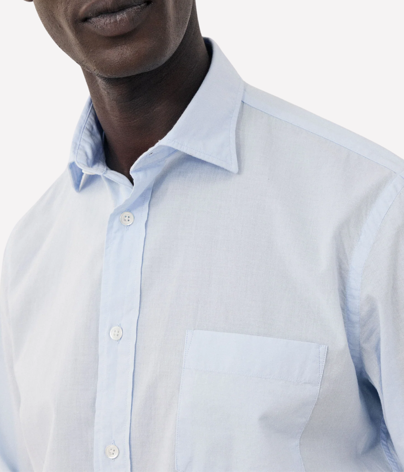 Men Woven Shirt in Sky