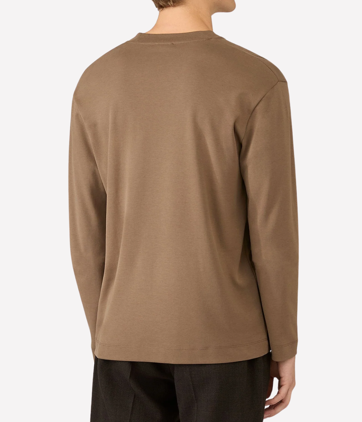 Long Sleeve Heavyweight T-Shirt In Dark Cedar