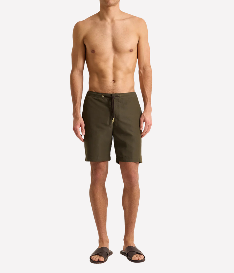Dane Drawcord Boardshort in Bayleaf Green