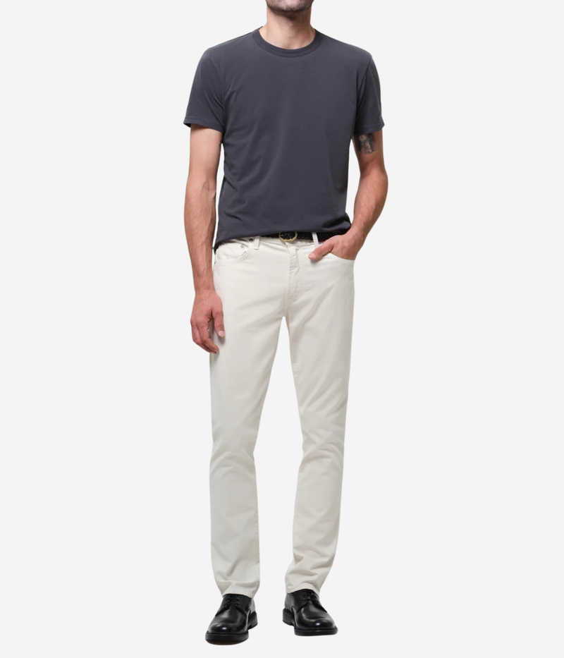 Gage Italian Canvas Jean in Almond