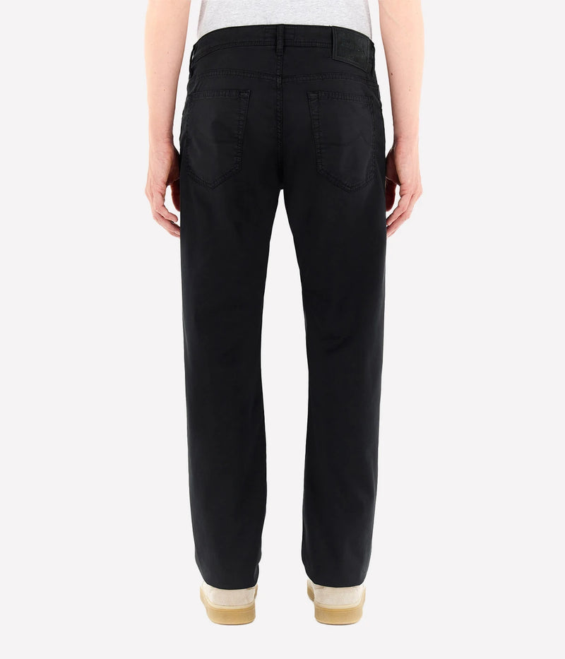 Pant 5 Pkt Slim Fit Bard In C74 Black Suede Patch