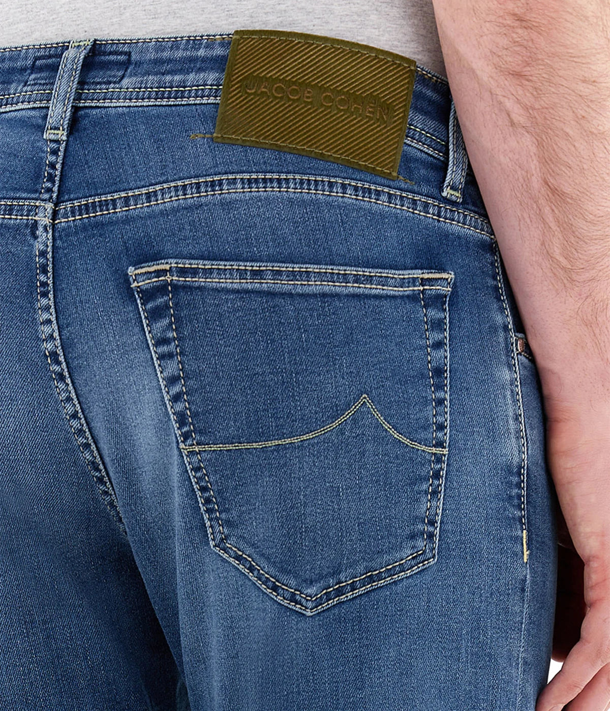 Pant 5 Pkt Slim Fit Nick In 200D Olive Patch