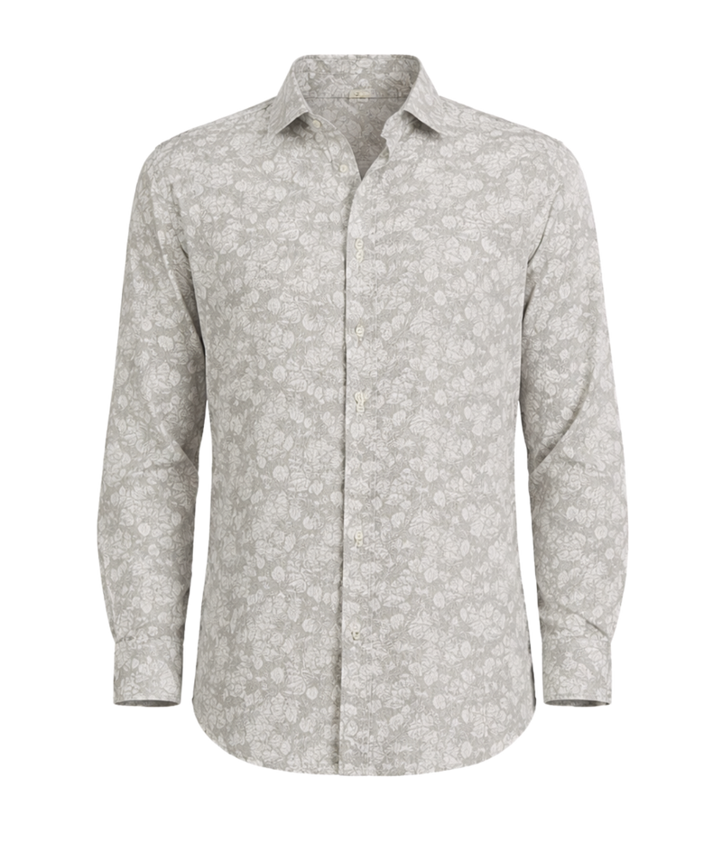 Slim Fit Shirt in Floral Print