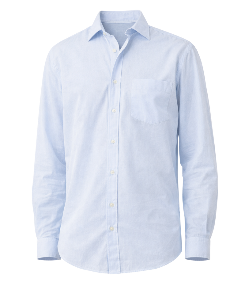 Men Woven Shirt in Sky