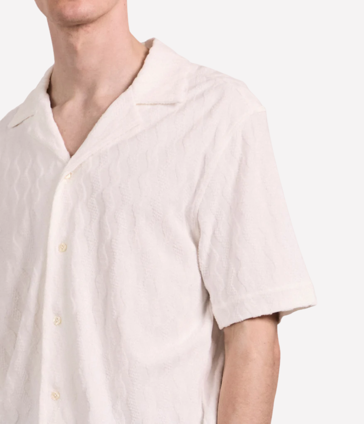 Roberto Terry Shirt in Cream