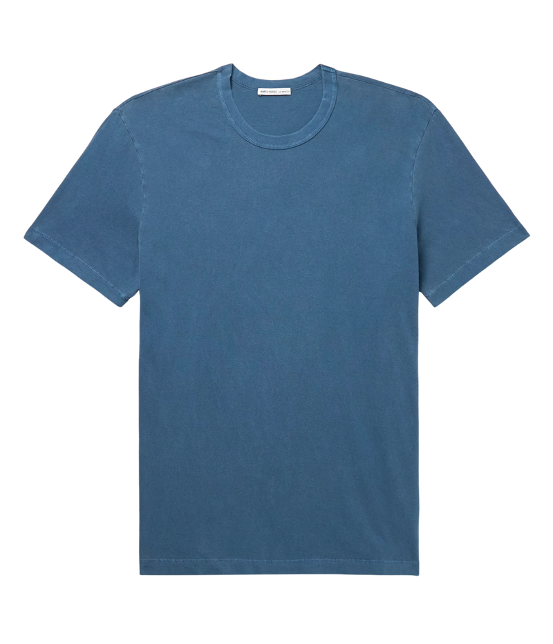 Short Sleeve Crew in Lake Pigment