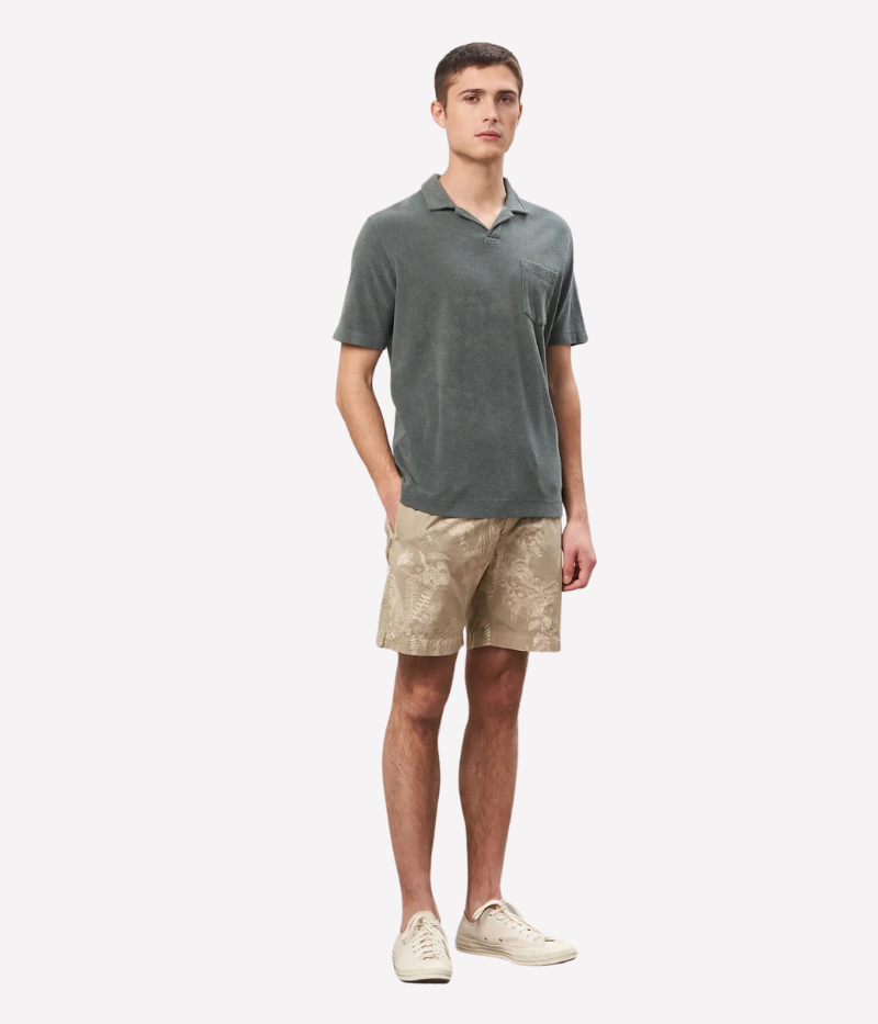 Bouclette Polo in Olive