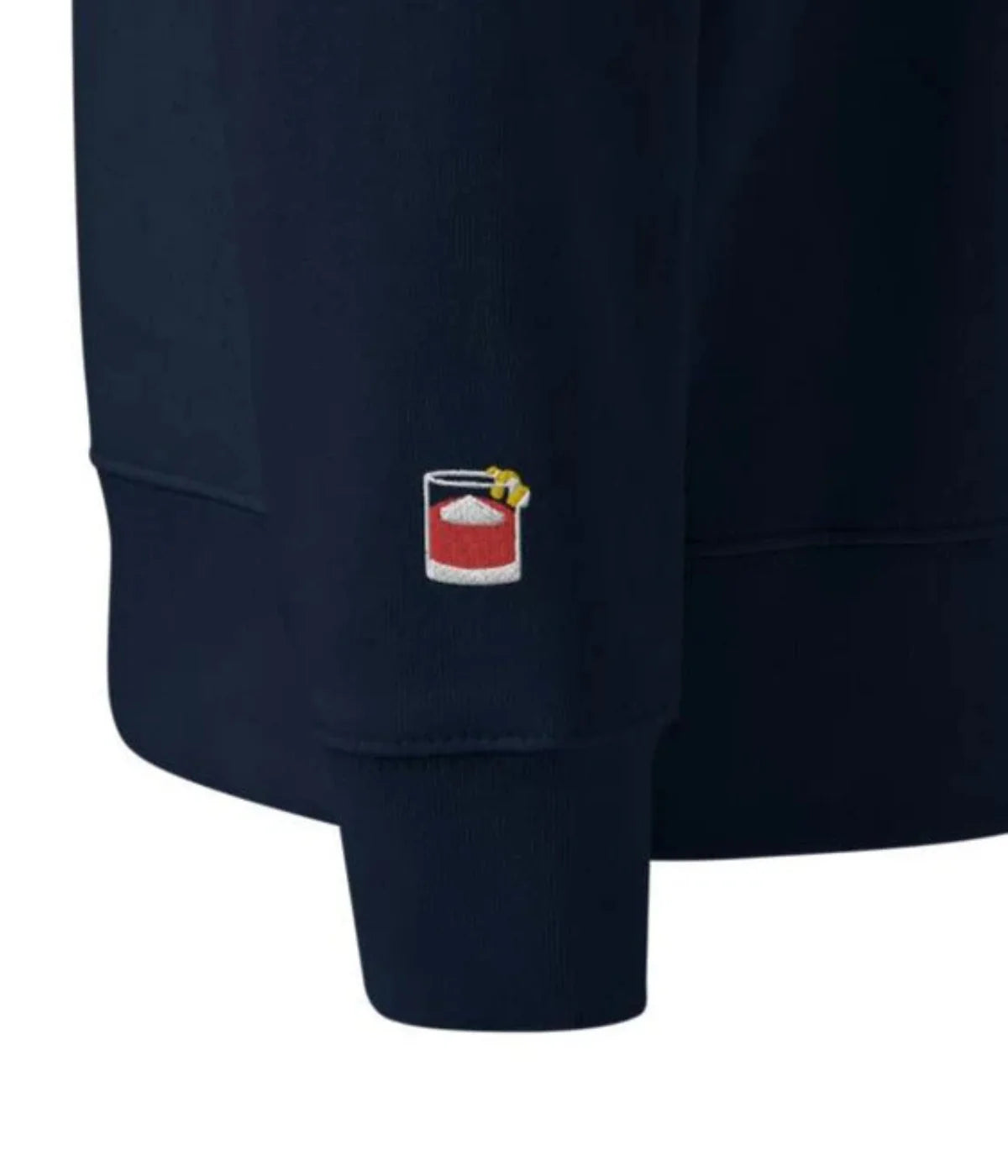 Negroni Please Embroidery Sweatshirt In Navy