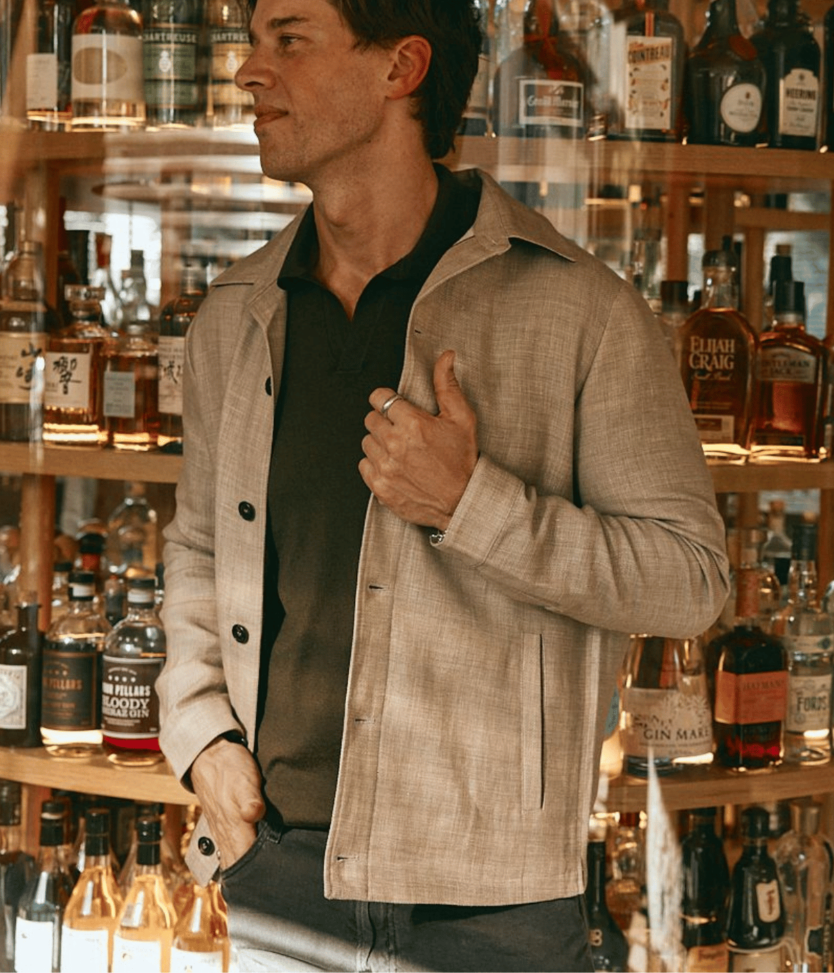 Gug Jacket in Beige