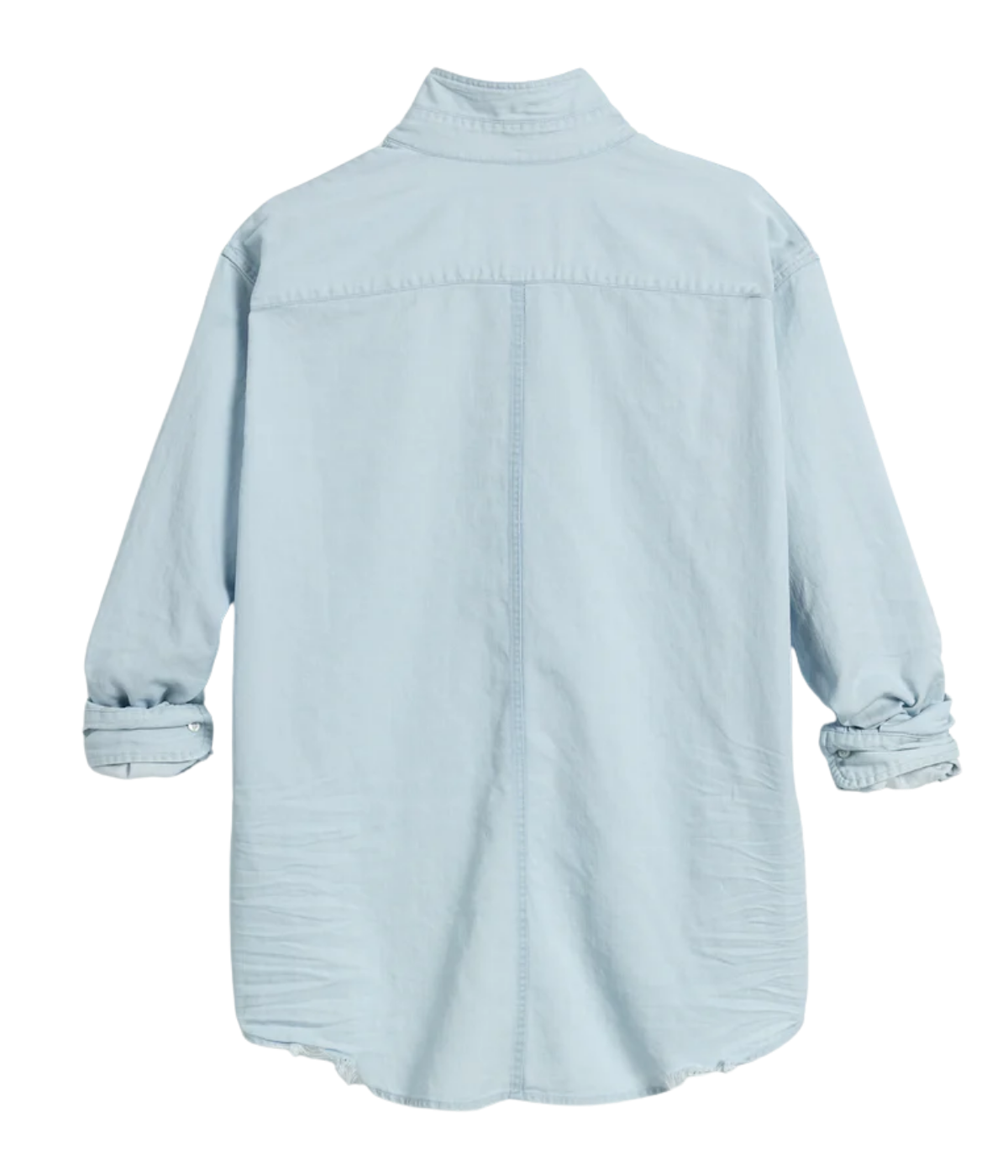 Luke Woven Shirt in Classic Blue Wash Denim