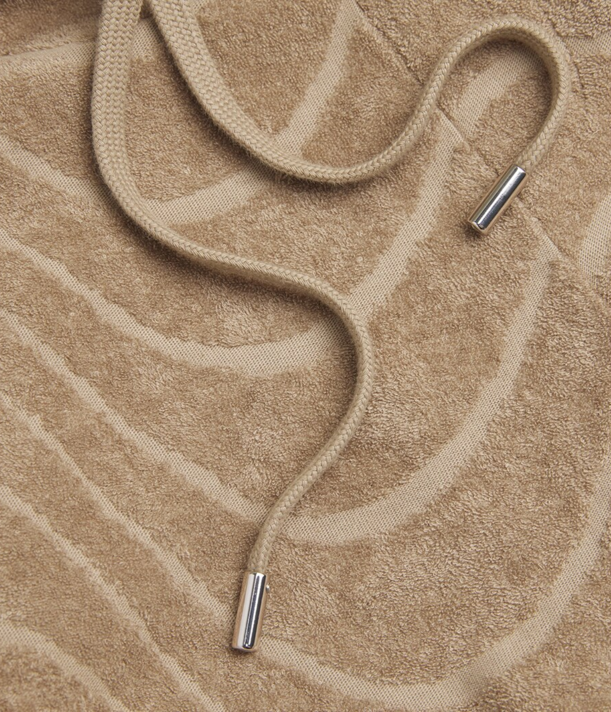 Augusto Cotton Blend Jacquard Short in Khaki