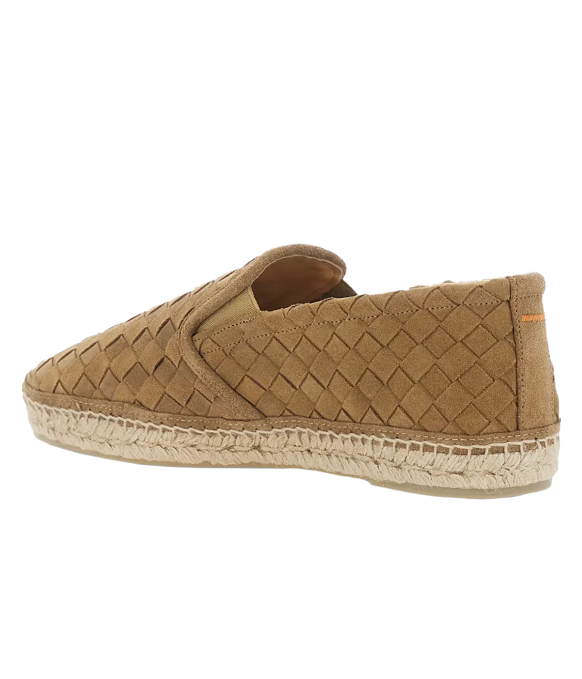 Inner side view of Castañer Java Espadrilles in Arena