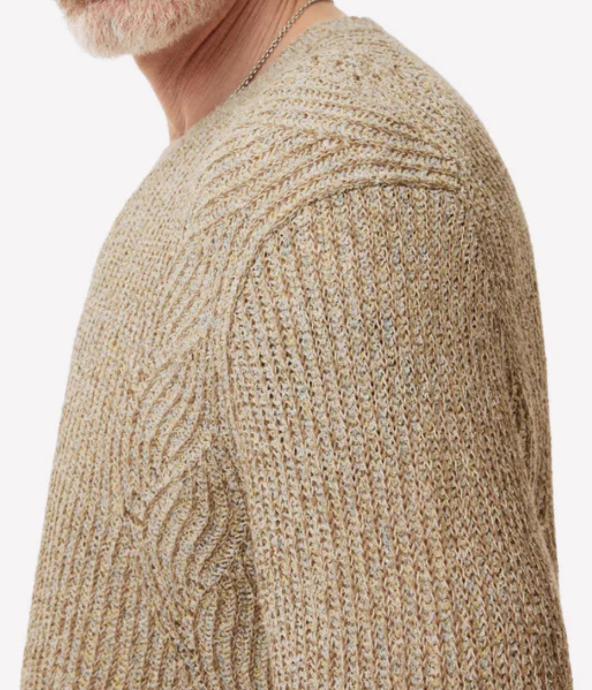 Vejano Regular Fit Crewneck in Cork