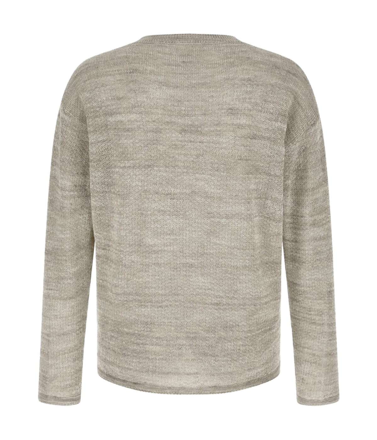 Roberto Collina LS Roundneck in Grigio - Back Shot