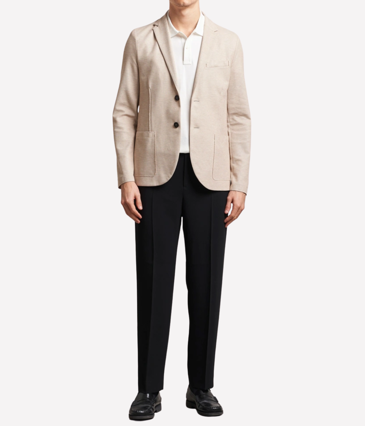 Loro Piana Honeycomb Blazer in Cream